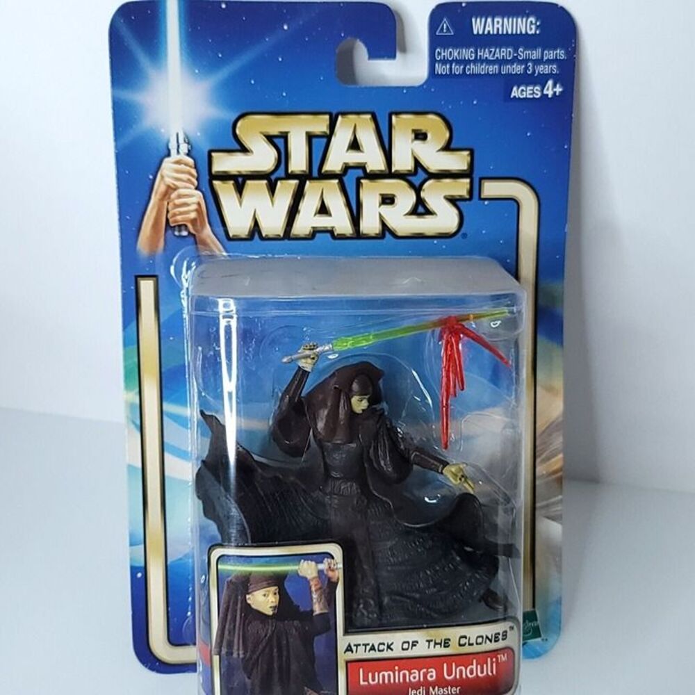 Luminara Unduli 2002 Star Wars Attack of the Clones Hasbro 3.75" Sealed New